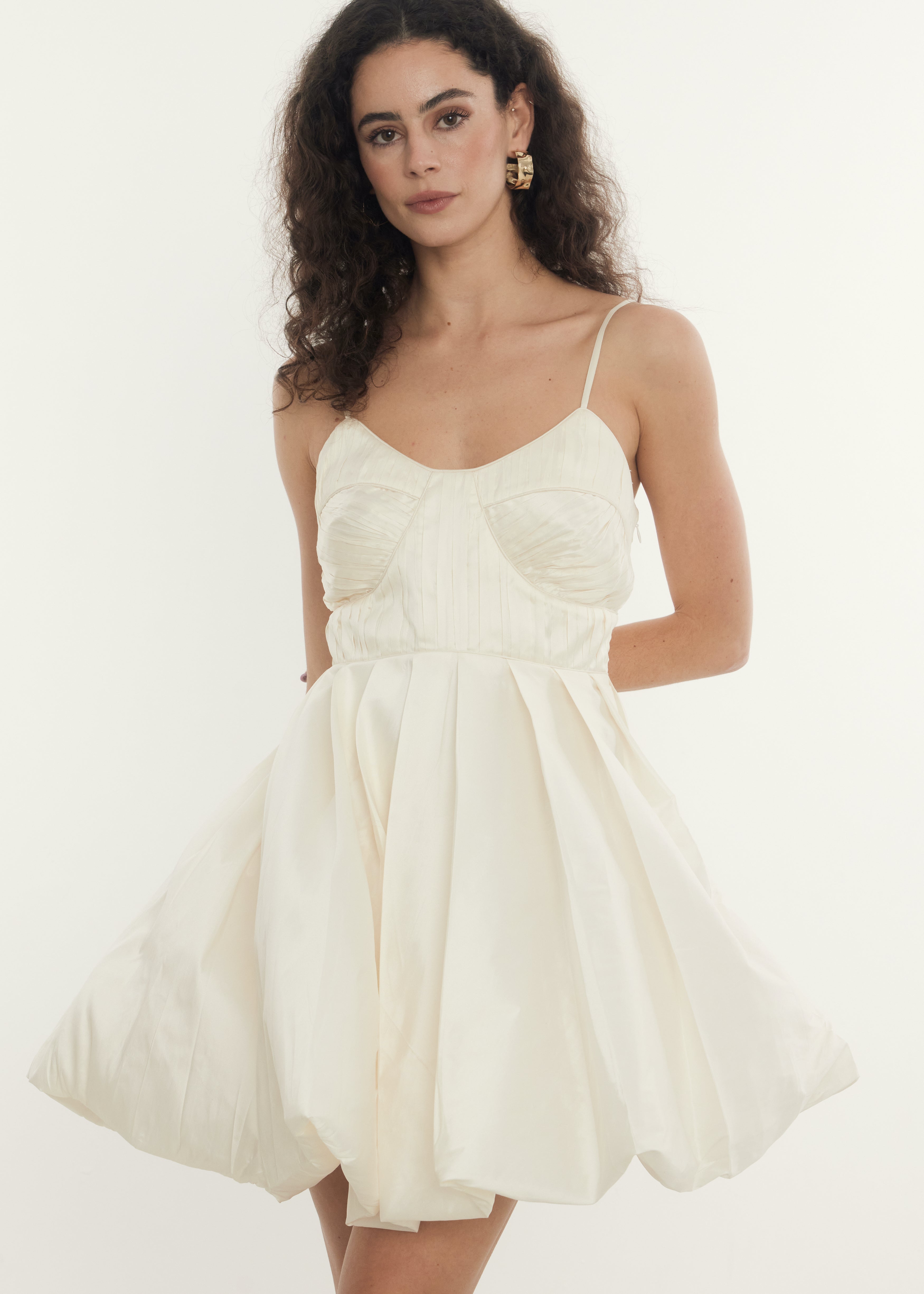 Nora Mini, Cream | Luxury & Ethically Made Women's Dresses – Rooh