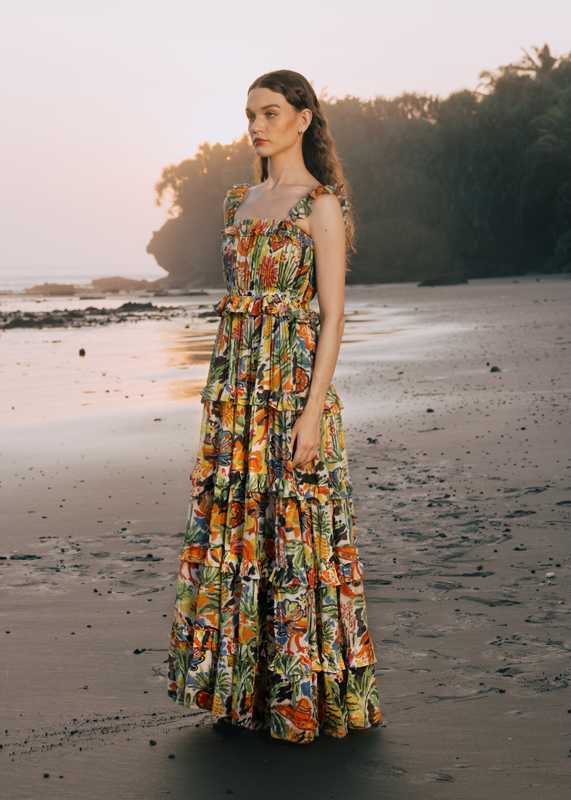 Sofia Maxi Dress, Tropica| Organic & Ethically Made Women's Dresses ...