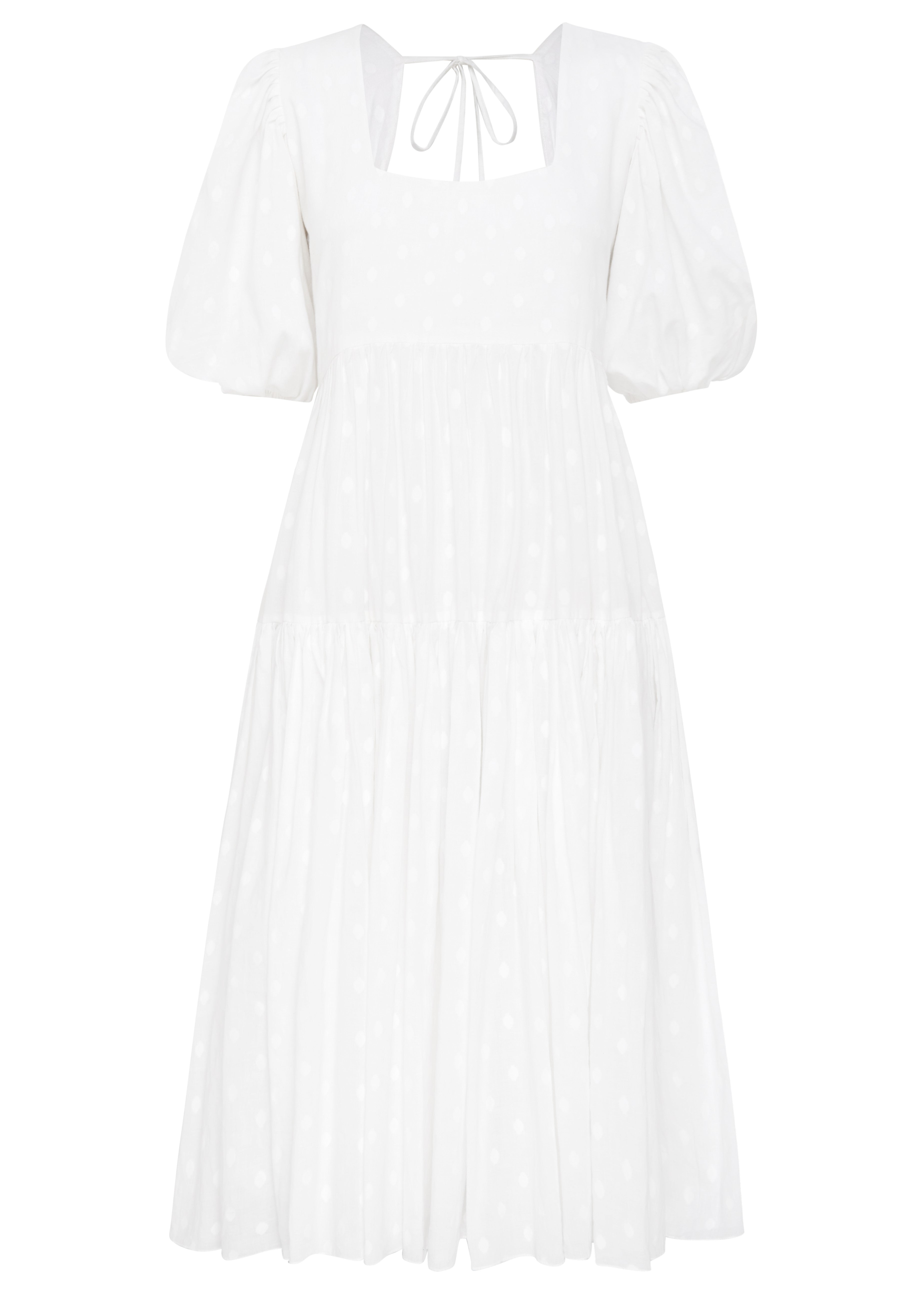 Eden Midi Dress, White | Organic & Ethically Made Women's Dresses ...